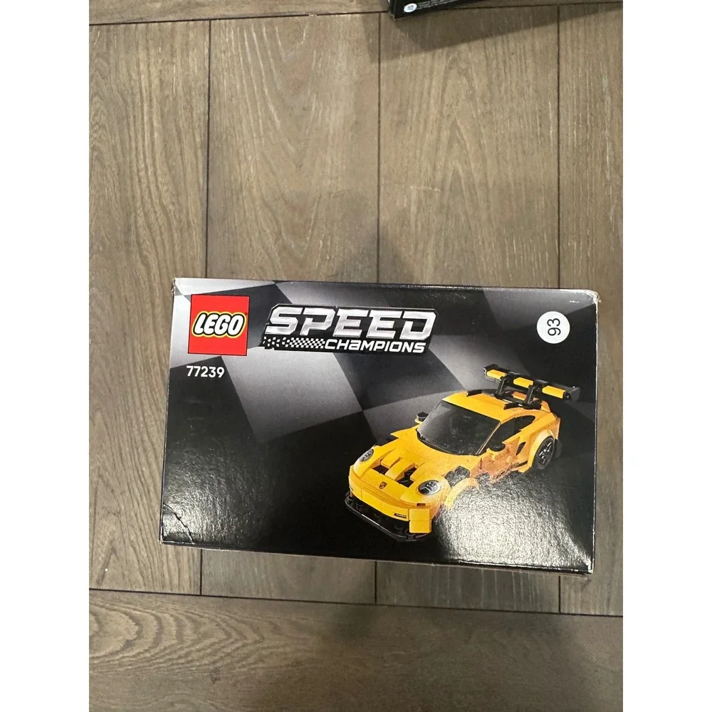LEGO Kids Yellow Speed Champions Porsche 911 GT3 RS 77239 Building Set 348 Pcs